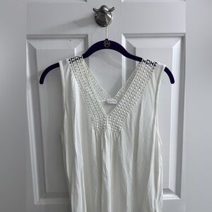 Lascana White Sleeveless Tank Top